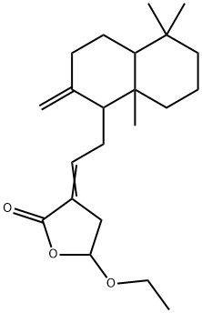 Coronarin D ethyl ether Struktur