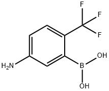 (5-氨基-2-(三氟甲基)苯基)硼酸,1393477-27-4,结构式