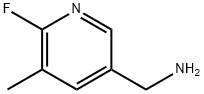 3-Pyridinemethanamine, 6-fluoro-5-methyl- Struktur