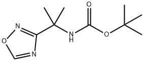tert-butyl N-[2-(1,2,4-oxadiazol-3-yl)propan-2-yl]carbamate Structure