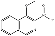 Isoquinoline, 4-methoxy-3-nitro- Struktur