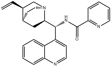 N-(9-デオキシ-epi-シンコニン-9-イル)ピコリンアミド 化学構造式