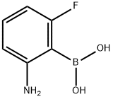 2-amino-6-fluorophenylboronic acid Structure
