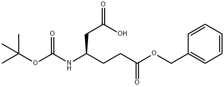 (R) -6-(苄氧基)-3-(叔丁氧羰基)氨基)-6-氧代己酸, 1421258-63-0, 结构式