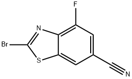 1427399-19-6 2-溴-4-氟苯并[D]噻唑-6-腈