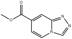 methyl [1,2,4triazolo[4,3-apyridine-7-carboxylate Struktur
