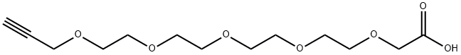 丙炔基-四聚乙二醇-乙酸, 1429934-37-1, 结构式