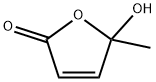 2(5H)-Furanone, 5-hydroxy-5-methyl- Structure