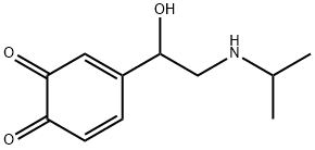 3,5-Cyclohexadiene-1,2-dione, 4-[1-hydroxy-2-[(1-methylethyl)amino]ethyl]-,14309-63-8,结构式