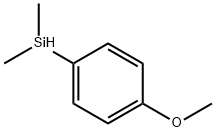 Benzene, 1-(dimethylsilyl)-4-methoxy- Structure