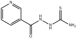 3-Pyridinecarboxylic acid, 2-(aminothioxomethyl)hydrazide Structure