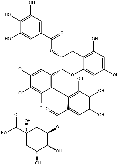 テオガリニン 化学構造式