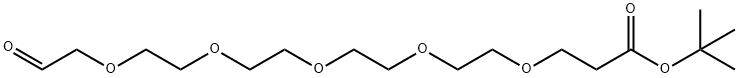 ALD-CH2-PEG5-T-BUTYL ESTER,1446282-23-0,结构式