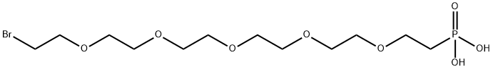 Bromo-PEG5-phosphonic acid Structure