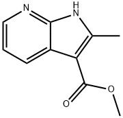 2-甲基-7-氮杂吲哚-3-甲酸甲酯, 1450658-21-5, 结构式