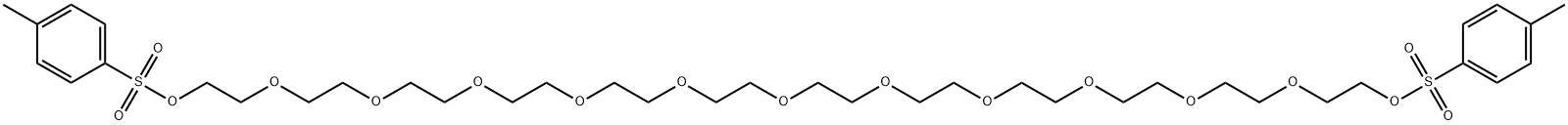十二乙二醇单对甲苯磺酸酯 结构式