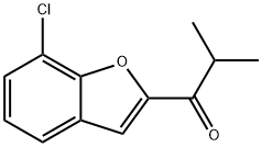 1-Propanone, 1-(7-chloro-2-benzofuranyl)-2-methyl- Structure