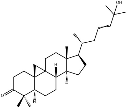 25-Hydroxycycloart-23-en-3-one Structure