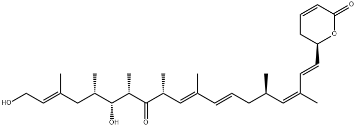レプトルスタチン 化学構造式