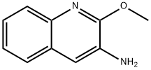 3-Quinolinamine, 2-methoxy- 结构式