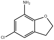 7-Benzofuranamine, 5-chloro-2,3-dihydro- Structure