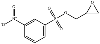 Benzenesulfonic acid, 3-nitro-, 2-oxiranylmethyl ester Struktur