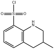 1,2,3,4-四氢-3-甲基-8-喹啉磺酰氯, 153886-63-6, 结构式