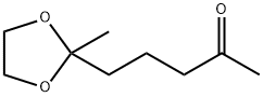 2-Pentanone, 5-(2-methyl-1,3-dioxolan-2-yl)-,15580-05-9,结构式