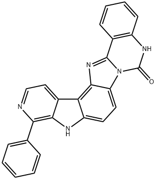 6H-Pyrido[4,3:4,5]pyrrolo[3,2:4,5]benzimidazo[1,2-c]quinazolin-6-one,  5,10-dihydro-11-phenyl-|
