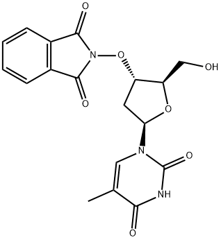 3'-O-(1,3-dihydro-1,3-dioxo-2H-isoindol-2-yl)-Thymidine Structure