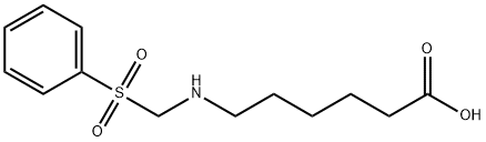 Hexanoic acid, 6-[[(phenylsulfonyl)methyl]amino]-,1624260-53-2,结构式