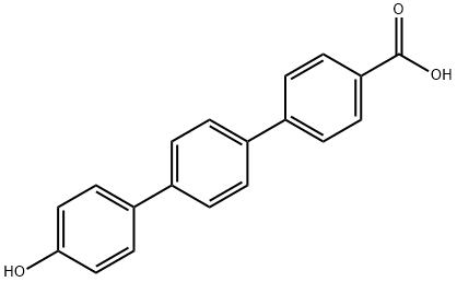 [1,1':4',1''-Terphenyl]-4-carboxylic acid, 4''-hydroxy- (9CI) Structure