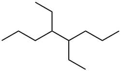 Octane, 4,5-diethyl- 化学構造式