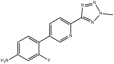 Benzenamine, 3-fluoro-4-[6-(2-methyl-2H-tetrazol-5-yl)-3-pyridinyl]-|特地唑胺杂质28