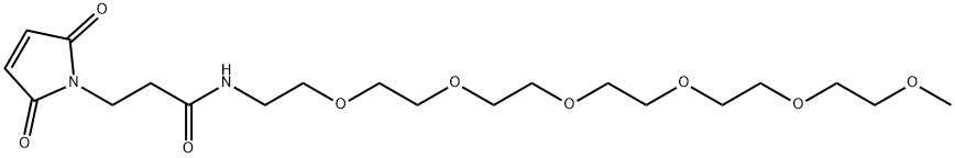 甲基-PEG6-琥珀酰亚胺,1644231-07-1,结构式