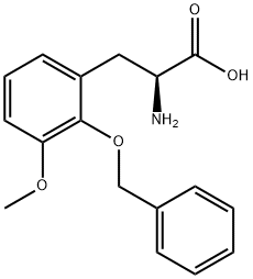 L-Phenylalanine, 3-methoxy-2-(phenylmethoxy)- Structure