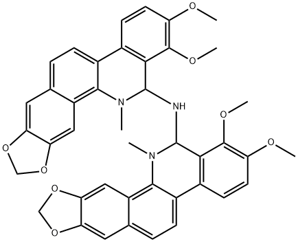 bis[6-(5,6-dihydrochelerythrinyl)]amine Structure