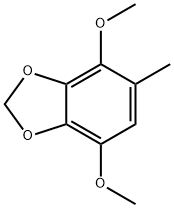 1,3-Benzodioxole, 4,7-dimethoxy-5-methyl- Struktur
