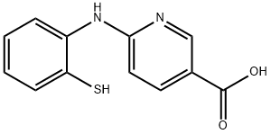 6-<N-(2-mercaptophenyl)>aminopyridine-3-carboxylic acid Structure
