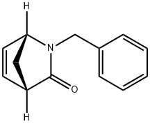 (1R,4S)-2-Benzyl-2-azabicyclo<2.2.1>-5-hepten-3-one Struktur