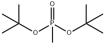 Phosphonic acid, P-methyl-, bis(1,1-dimethylethyl) ester 化学構造式