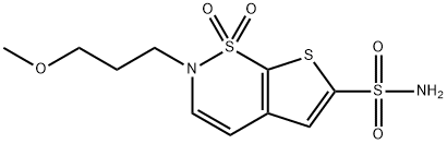 Brinzolamide impurity 化学構造式
