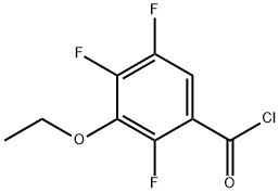 3-ethoxy-2,4,5-trifluorobenzoyl chloride Structure