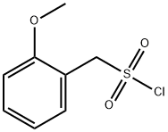 Benzenemethanesulfonyl chloride, 2-methoxy- Structure