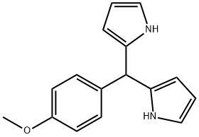 5-(4-メトキシフェニル)ジピロメタン 化学構造式