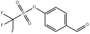 Methanesulfonic acid, 1,1,1-trifluoro-, 4-formylphenyl ester Struktur