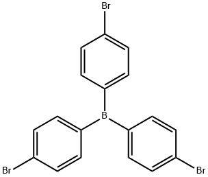 Borane, tris(4-bromophenyl)- 结构式