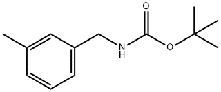 (3-甲基苄基)氨基甲酸叔丁酯, 179876-20-1, 结构式