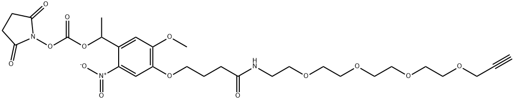 PC Alkyne-PEG4-NHS carbonate ester Structure