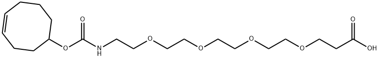 TCO-PEG4-Acid Structure